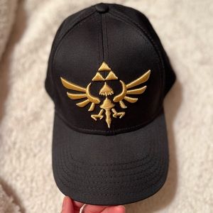 Men The Legend Of Zelda Skyward Sword Triforce Wings Crest Snapback Cap
